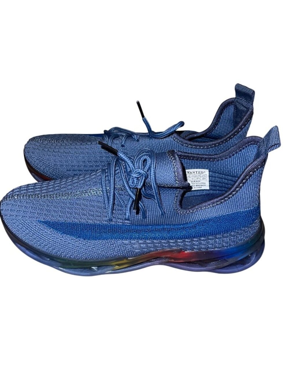 Wanted Solid Knit Athletic Running Sneaker Shoes Women Size 6.5